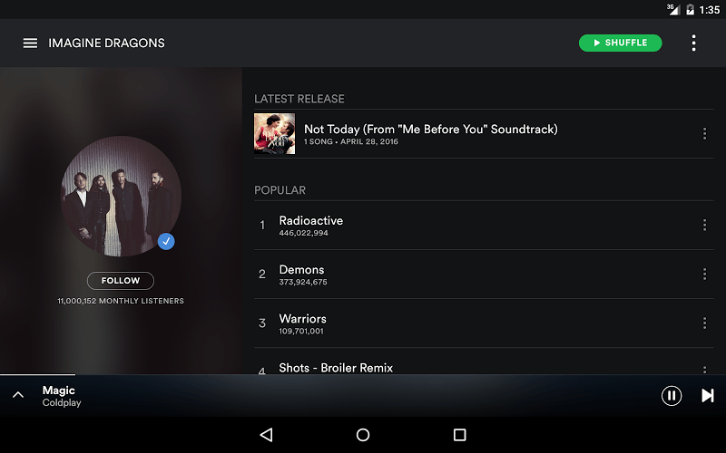 Spotify App Cant Play